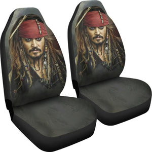 Jack Sparrow Movie Pirates Of The Caribbean Car Seat Covers H042220 Universal Fit 084218 - CarInspirations