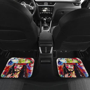 Jack Sparrow Pirates Of The Caribbean Car Floor Mats H042220 Universal Fit 084218 - CarInspirations