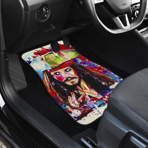 Jack Sparrow Pirates Of The Caribbean Car Floor Mats H042220 Universal Fit 084218 - CarInspirations