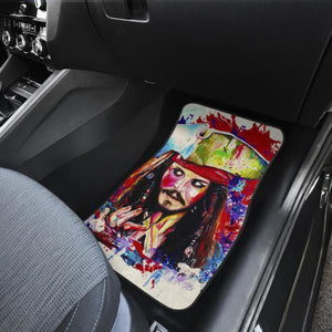 Jack Sparrow Pirates Of The Caribbean Car Floor Mats H042220 Universal Fit 084218 - CarInspirations