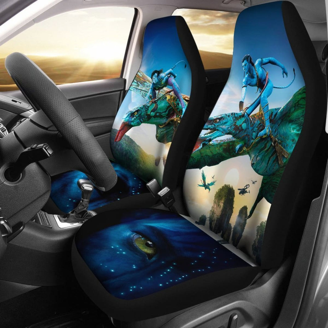 Jake & Neytiri Riding Ikran Avatar Car Seat Cover Nh07 Universal Fit 225721 - CarInspirations