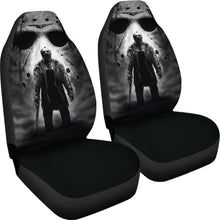 Load image into Gallery viewer, Jason Voorhees Art Friday The 13th Car Seat Covers Movie Fan Gift Universal Fit 103530 - CarInspirations