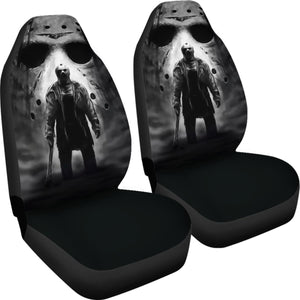 Jason Voorhees Art Friday The 13th Car Seat Covers Movie Fan Gift Universal Fit 103530 - CarInspirations