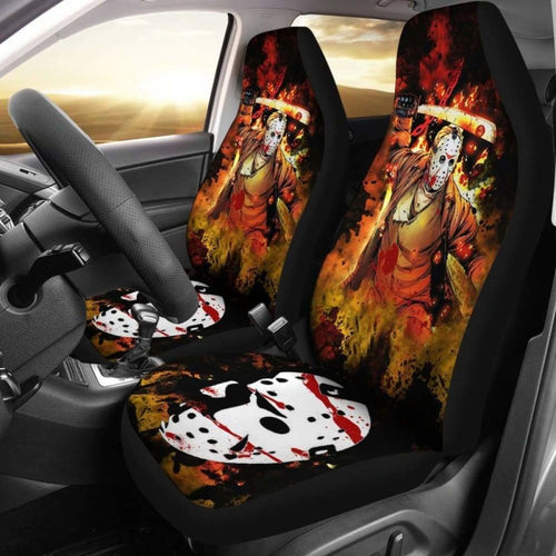 Jason Voorhees Car Seat Cover 06 Universal Fit 053012 - CarInspirations