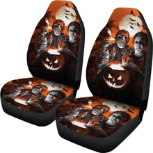 Load image into Gallery viewer, Jason Voorhees Freddy Krueger Michael Myers Horror Car Seat Covers Universal Fit 103530 - CarInspirations