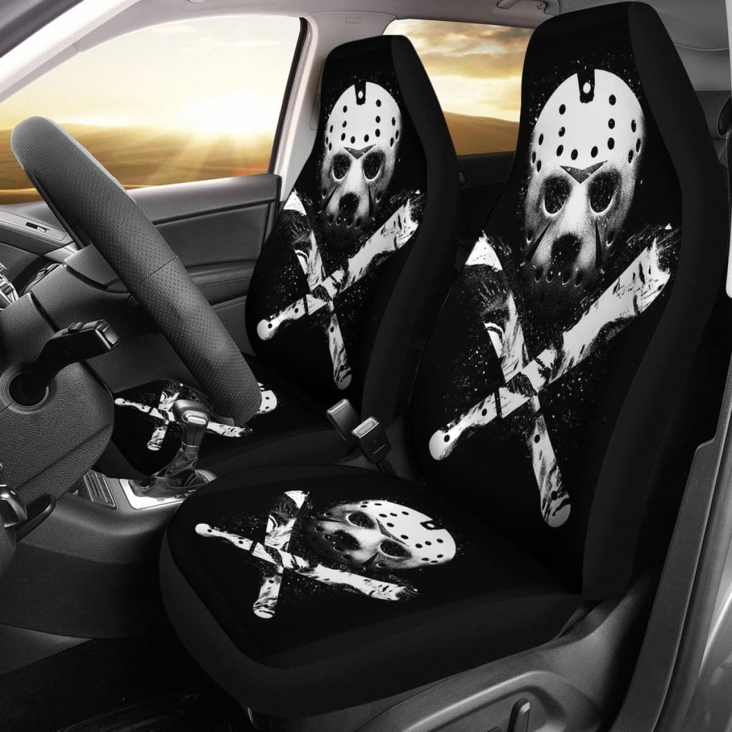 Jason Voorhees Horror Film Fan Gift Car Seat Cover Universal Fit 210212 - CarInspirations