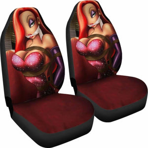 Jessica Rabbit Big Boobs Car Seat Covers Universal Fit 051012 - CarInspirations