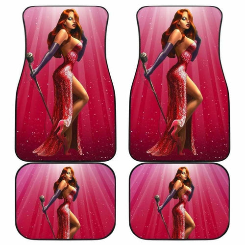 Jessica Rabbit Singing Famous Car Floor Mats Universal Fit 051012 - CarInspirations