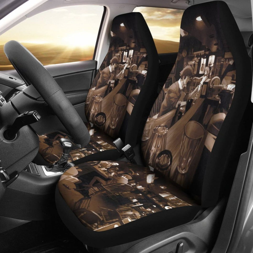 Jet Black & Spike Spiegel Cowboy Bebop Car Seat Covers Lt04 Universal Fit 225721 - CarInspirations