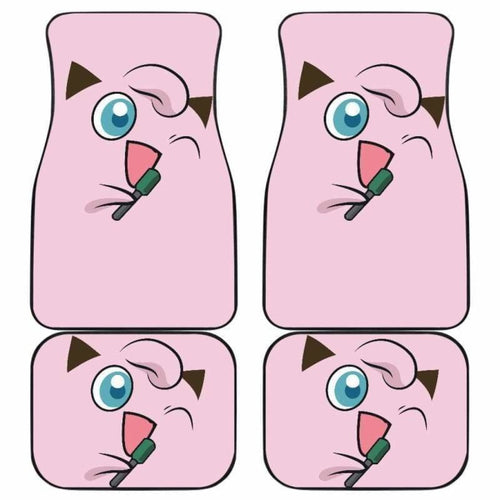 Jigglypuff Pokemon Car Floor Mats Universal Fit 051912 - CarInspirations