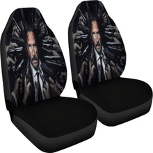 Load image into Gallery viewer, John Wick Gun Poster Art 2020 Seat Covers Amazing Best Gift Ideas 2020 Universal Fit 090505 - CarInspirations