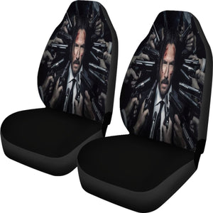 John Wick Gun Poster Art 2020 Seat Covers Amazing Best Gift Ideas 2020 Universal Fit 090505 - CarInspirations