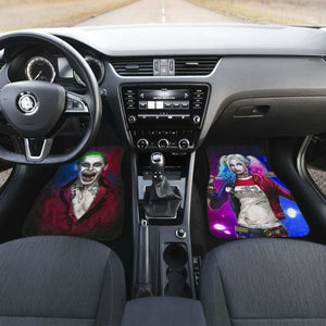 Joker And Harley Quinn Car Floor Mats Universal Fit 051912 - CarInspirations