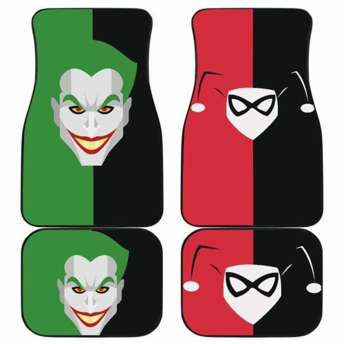 Joker And Harley Quinn Car Floor Mats Universal Fit 051912 - CarInspirations