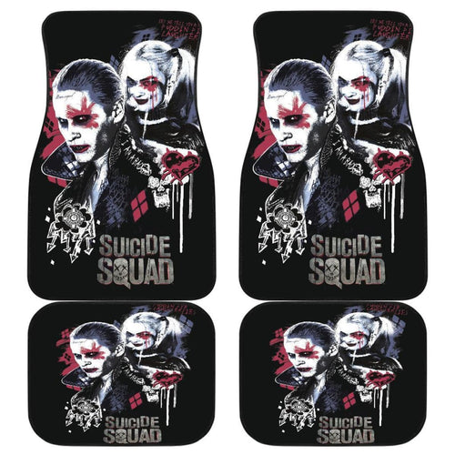 Joker And Harley Quinn Car Seat Covers Movie Fan Gift H031020 Universal Fit 225311 - CarInspirations