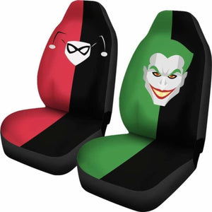 Joker And Harley Quinn Car Seat Covers Universal Fit 051312 - CarInspirations