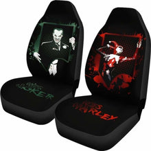 Load image into Gallery viewer, Joker And Harley Quinn Car Seat Covers Universal Fit 051312 - CarInspirations