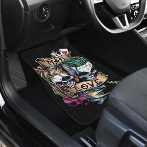 Joker And Harley Quinn Skull Car Seat Covers Movie Fan Gift H031020 Universal Fit 225311 - CarInspirations