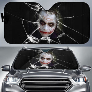 Joker Car Auto Sun Shade Broken Glass Style Windshield Universal Fit 174503 - CarInspirations