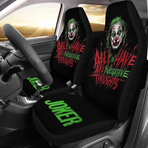 Joker Car Seat Covers Suicide Squad Movie Fan Gift H031020 Universal Fit 225311 - CarInspirations