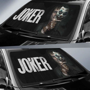 Joker Criminal Car Sun Shades Suicide Squad Movie Universal Fit 051012 - CarInspirations