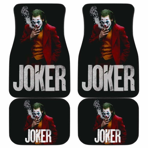 Joker Criminal Suit Black Theme Car Floor Mats Universal Fit 051012 - CarInspirations