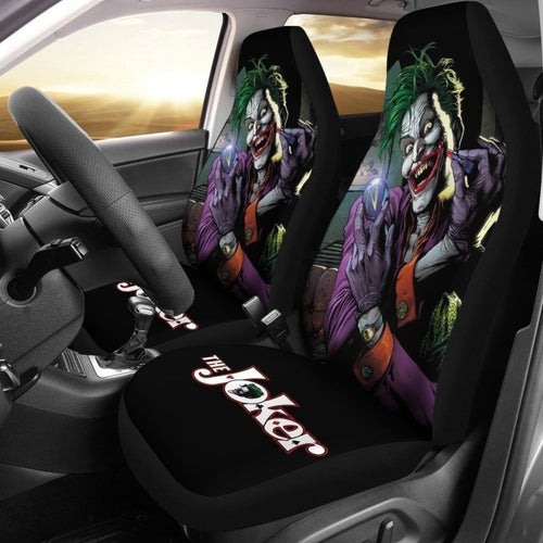 Joker Draw Smile Car Seat Covers For Fan Universal Fit 194801 - CarInspirations