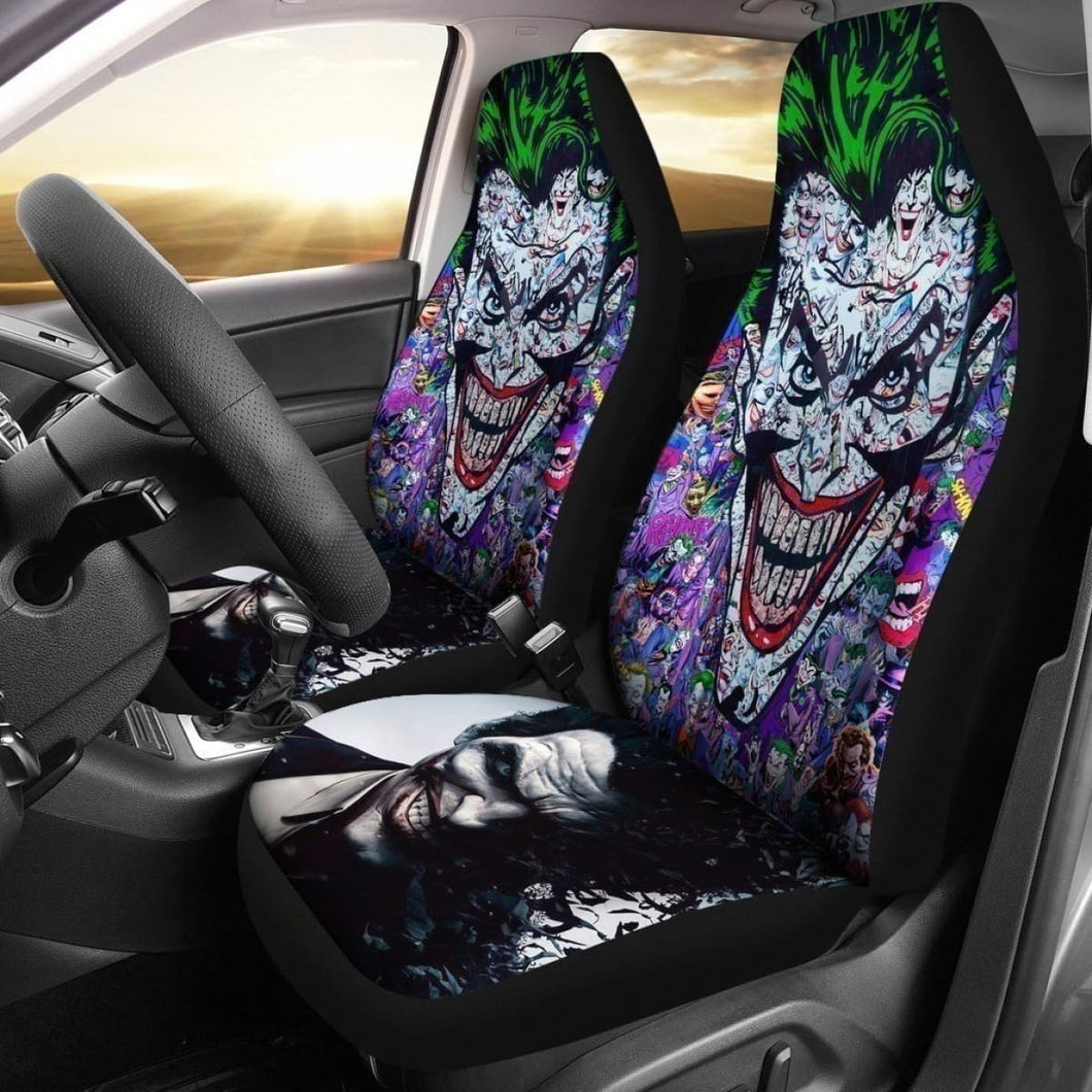 Joker Face Car Seat Covers Fan Gift Universal Fit 194801 - CarInspirations