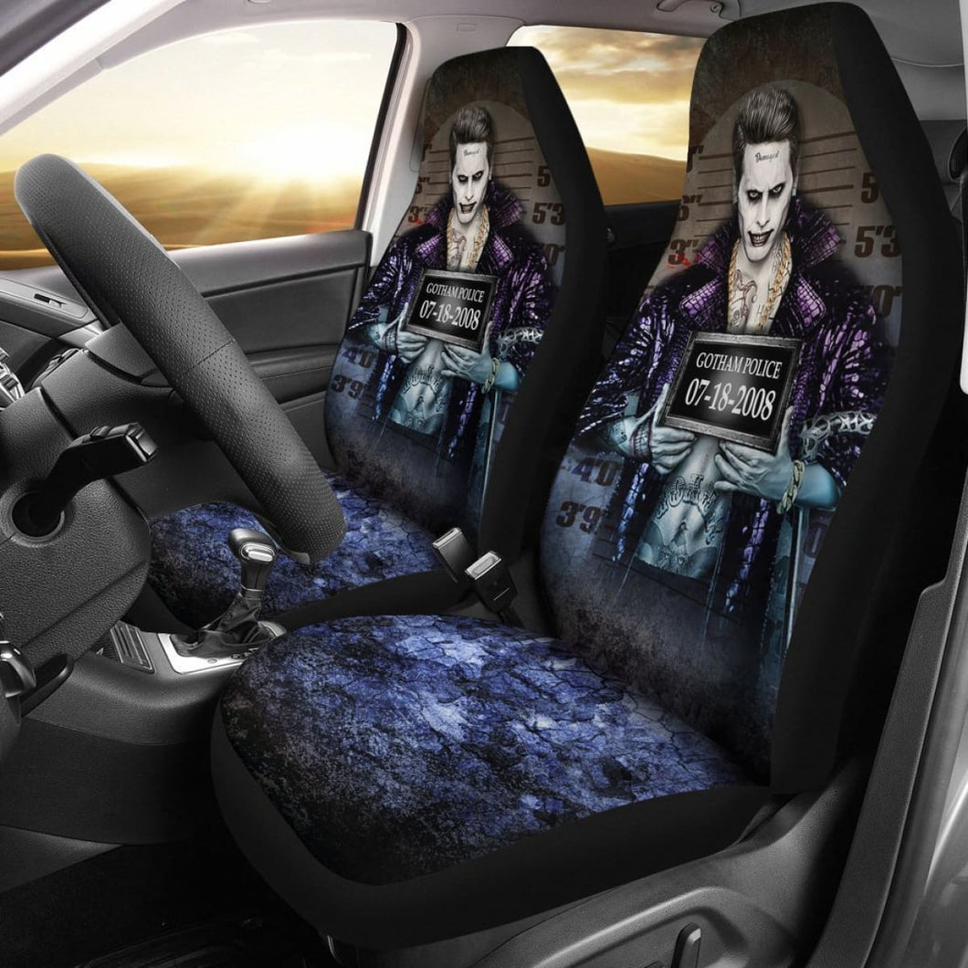 Joker Gotham Police Dc Comics Car Seat Covers Lt02 Universal Fit 225721 - CarInspirations