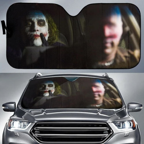 Joker In Car Auto Sun Shade Fan Gift Universal Fit 174503 - CarInspirations