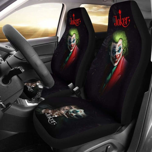 Joker New Supervillain Dc Comics Character Car Seat Covers 3 Universal Fit 051012 - CarInspirations
