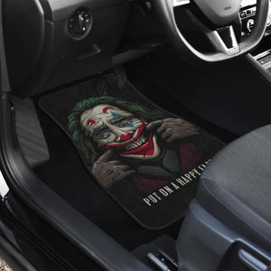 Joker Put Smile On My Face Car Floor Mats Movie H200218 Universal Fit 225311 - CarInspirations