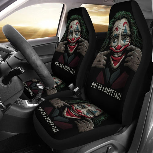 Joker Put Smile On My Face Car Seat Covers Movie H200217 Universal Fit 225311 - CarInspirations