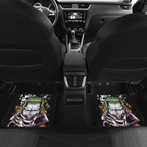 Joker Villains Car Floor Mats Suicide Squad Movie Fan Gift H031120 Universal Fit 225311 - CarInspirations