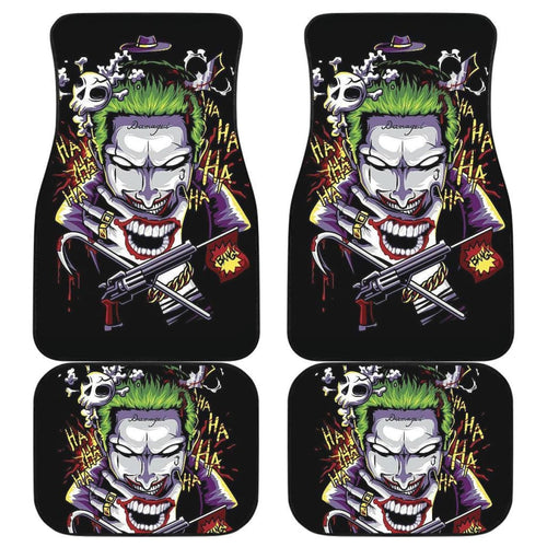Joker Villains Car Floor Mats Suicide Squad Movie Fan Gift H031120 Universal Fit 225311 - CarInspirations