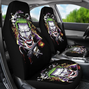 Joker Villains Car Seat Covers Suicide Squad Movie Fan Gift H031020 Universal Fit 225311 - CarInspirations