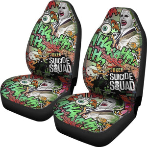 Joker Villains Car Seat Covers Suicide Squad Movie H031020 Universal Fit 225311 - CarInspirations