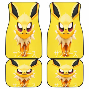 Jolteon Pokemon Car Floor Mats Universal Fit - CarInspirations