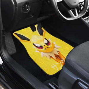 Jolteon Pokemon Car Floor Mats Universal Fit - CarInspirations