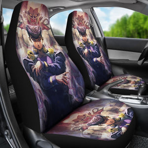 Josuke Art Car Seat Covers JoJo’s Bizarre Adventure Universal Fit 210212 - CarInspirations