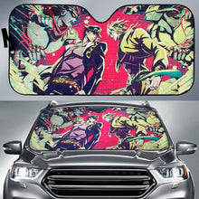 Load image into Gallery viewer, Jotaro And Dio Car Sun Shades JoJo’s Bizarre Adventure Universal Fit 210212 - CarInspirations