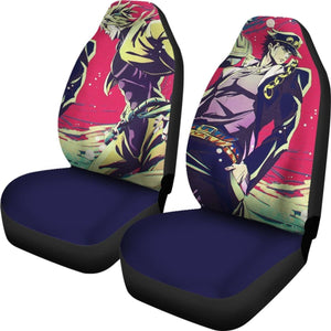 Jotaro Kujo Car Seat Covers JoJo’s Bizarre Adventure Universal Fit 210212 - CarInspirations