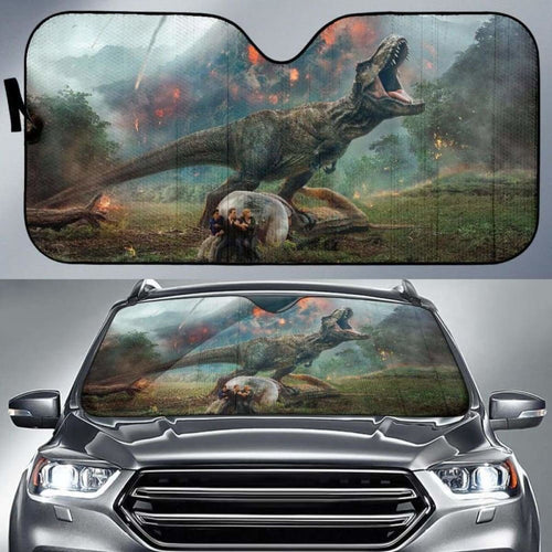 Jurassic World Car Auto Sun Shades Universal Fit 051312 - CarInspirations
