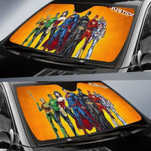Load image into Gallery viewer, Justice League Auto Sun Shade 918b Universal Fit - CarInspirations