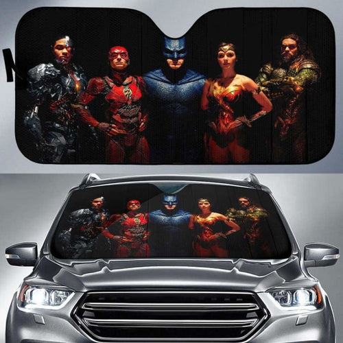 Justice League Car Auto Sun Shades Universal Fit 051312 - CarInspirations