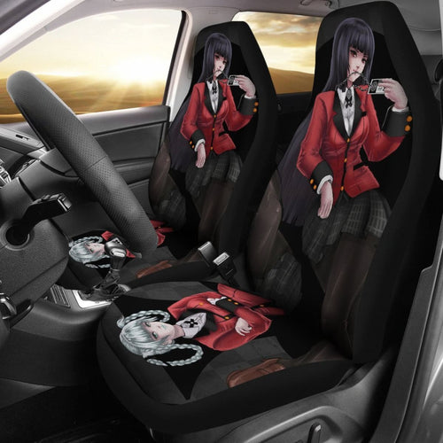 Kakegurui Cute Car Seat Covers Anime Fantasy Fan Gift Universal Fit 210212 - CarInspirations