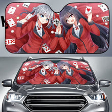 Load image into Gallery viewer, Kakegurui Friend Arrt Anime Fan Gift Car Sun Shades Universal Fit 210212 - CarInspirations