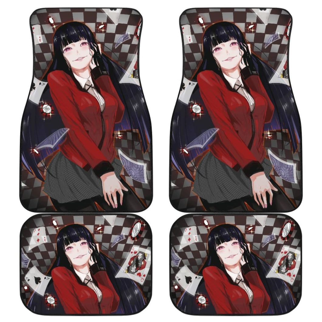 Kakegurui Jabami Yumeko Anime Fan Art Car Floor Mats Universal Fit 210212 - CarInspirations