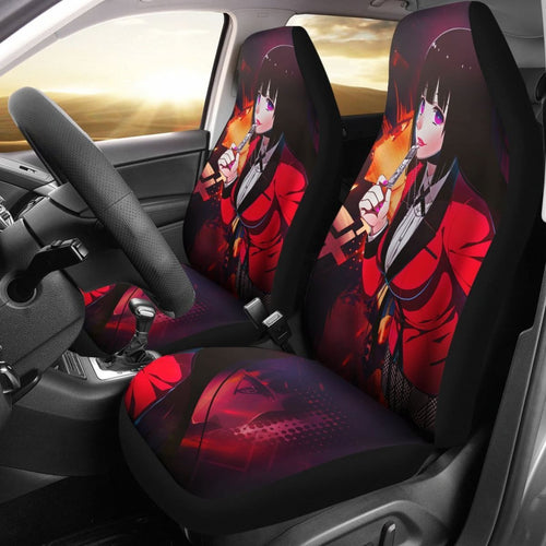 Kakegurui Jabami Yumeko Anime Fan Gift Car Seat Covers Universal Fit 210212 - CarInspirations