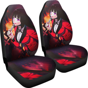 Kakegurui Jabami Yumeko Anime Fan Gift Car Seat Covers Universal Fit 210212 - CarInspirations